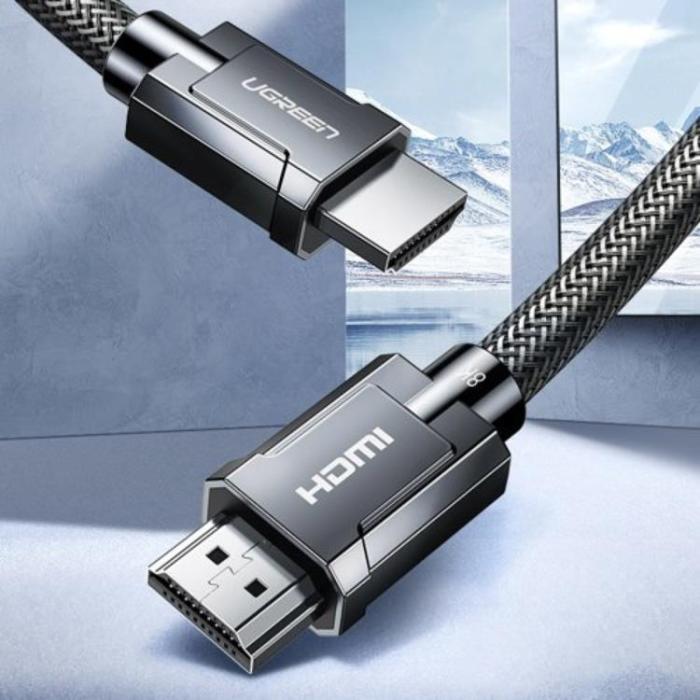Ugreen - Ugreen HDMI 2.1 Kabel 8K 5 m- Grå