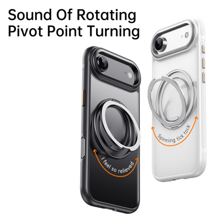 A-One Brand - iPhone Air Mobilskal MagSafe Kickstand TPU PC - Transparent