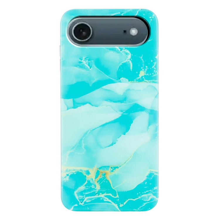 iPhone Air Mobilskal Marble Pattern Painted TPU - Grön | 2353 | AlltMobil