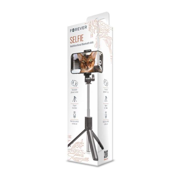 Forever - Forever Bluetooth Selfie Stick FS-01 - Svart