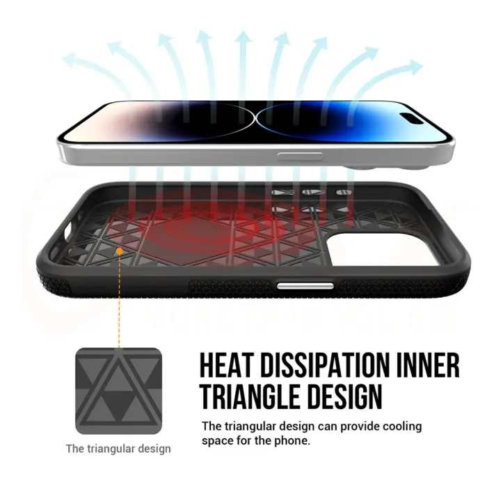 VMAX - Vmax Triangel Skal till iPhone 13 Pro Svart