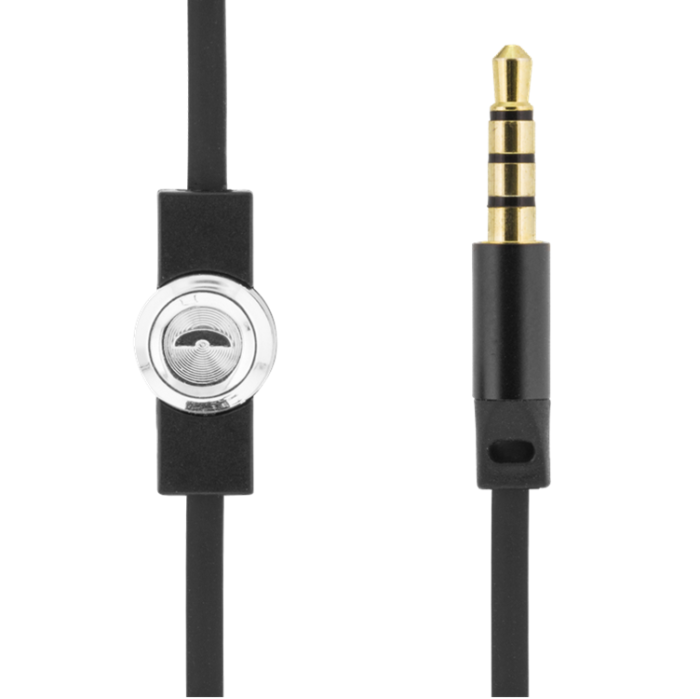 UTGATT1 - Streetz Vattentäta In-ear Mörlurar Med Mikrofon 3.5 mm - Svart