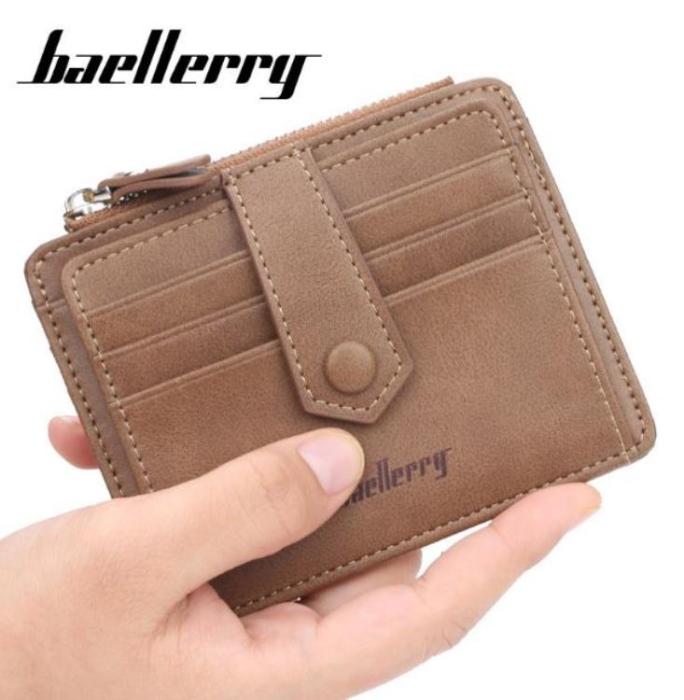 BAELLERRY - BAELLERRY Korthållare Zipper - Ljusbrun