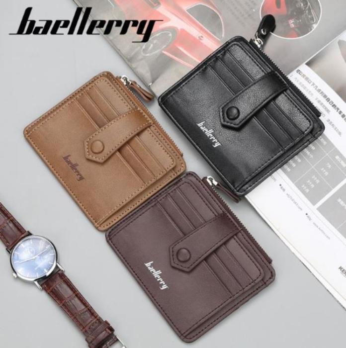 BAELLERRY - BAELLERRY Korthållare Zipper - Ljusbrun