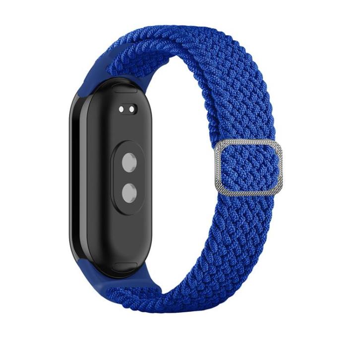 UTGATT - Xiaomi Mi Band 8 Armband Braided Strap Fabric - Blå