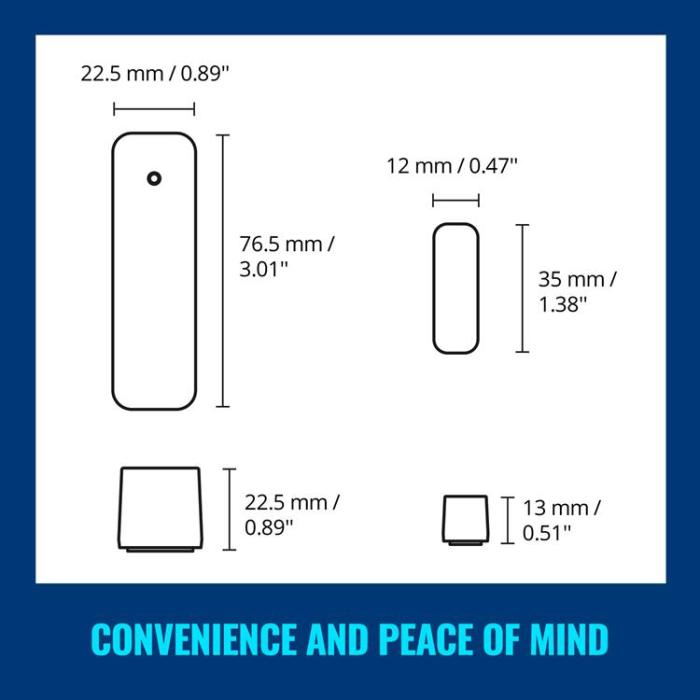 Wiz - Wiz WiFi Smart Kontaktsensor 2-pack