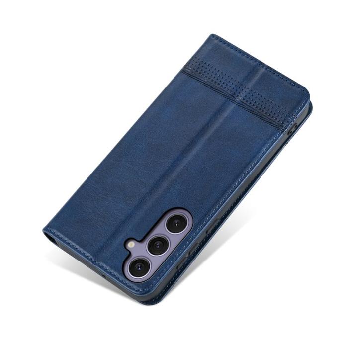 OEM - AZNS Samsung Galaxy S26 Plånboksfodral Konstläder - Blå