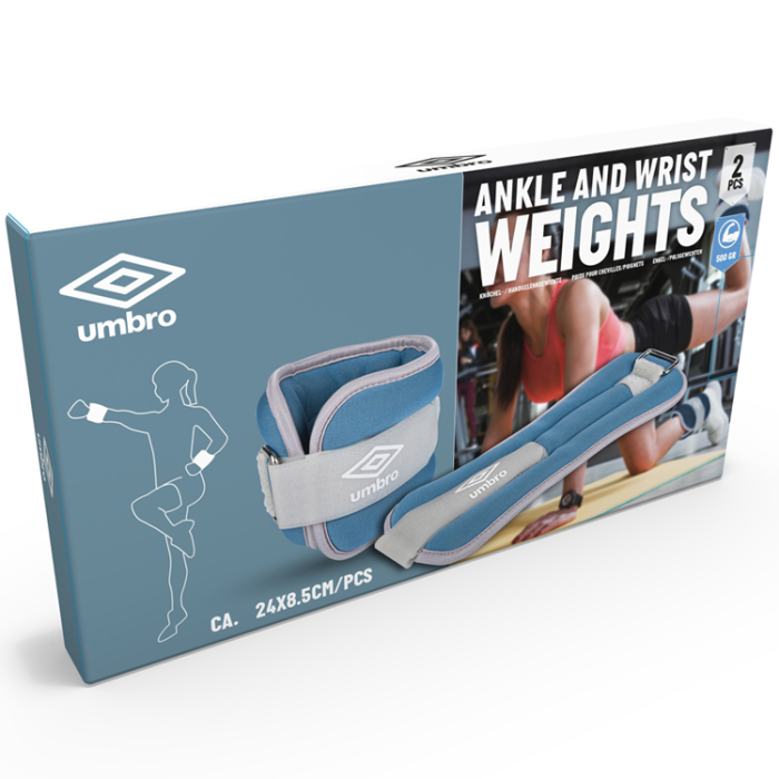 UMBRO - UMBRO Fot/handledsvikter 500 Gram 2st