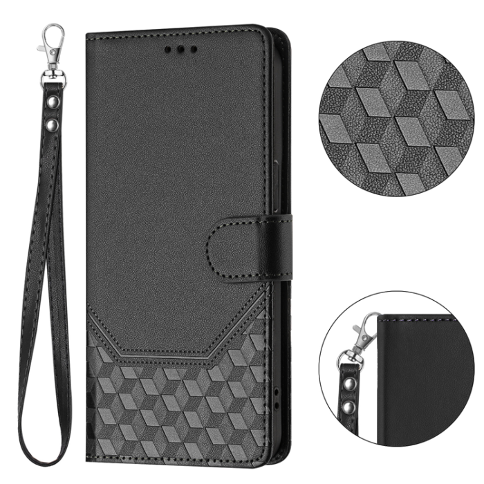 A-One Brand - Nothing Phone (3a) Plånboksfodral Imprinted Honeycomb RFID