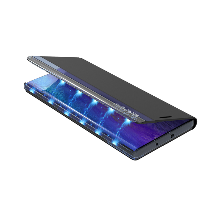 OEM - Galaxy A24 4G Mobilfodral New Sleep Flip Stativ - Svart