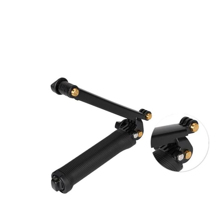 OEM - 3IN1 Go Pro Monopod Tripod Med Selfie Hållare - Svart