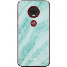 Gustaf - Mobilskal till Motorola Moto G7 Plus med Mint Marble