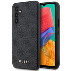 Guess - Guess Galaxy A54 5G Mobilskal Metall Gold Logo - Grå