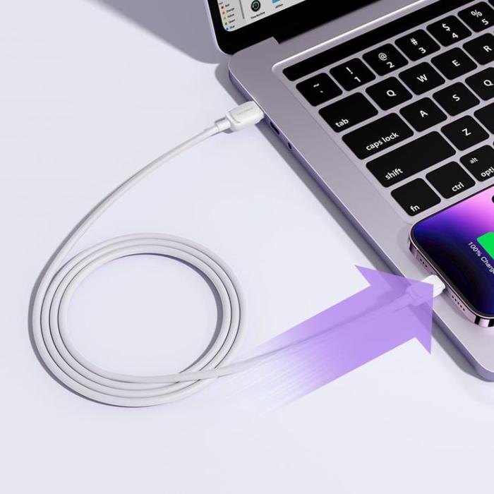 Joyroom - Joyroom USB-A till Lightning kabel 1.2m - Vit