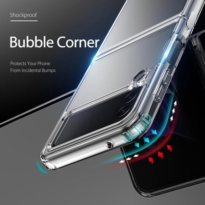 Dux Ducis - Dux Ducis Galaxy Z Flip 4 Skal Clin Series - Clear