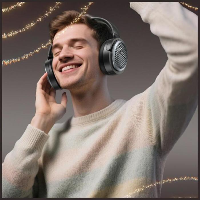 Awei - Awei Over-Ear Trådlösa Hörlurar Bluetooth ANC AT78 - Svart