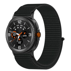 A-One Brand - Galaxy Watch 8 (44mm/40mm)/8 Classic (46mm) Armband Vävt - Svart