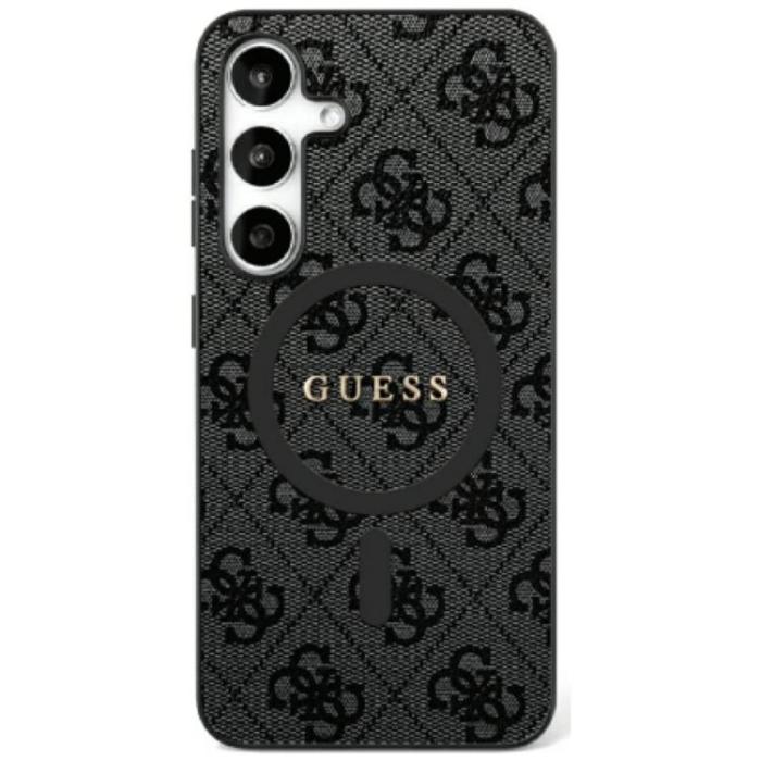Guess - Guess Galaxy S25 Mobilskal MagSafe 4G Ring Classic Logo - Svart