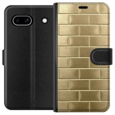 iSecrets - Plånboksfodral till Google Pixel 7a med Gyllene Murstenar