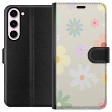 iSecrets - Pl&aring;nboksfodral till Samsung Galaxy S23+ med fejdande blommor