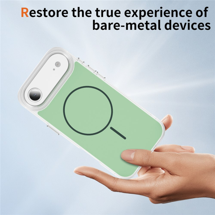 A-One Brand - iPhone Air Mobilskal MagSafe Skin Touch TPU PC - Grön