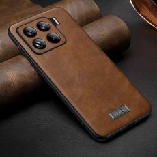 SULADA - SULADA Mobilskal till Xiaomi 15 Pro PU L&auml;der + TPU + PC - Brun
