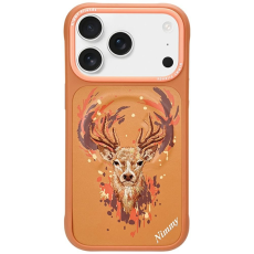 NIMMY - Nimmy Mobilskal F&ouml;r iPhone 17 Pro MagSafe Deer - Orange
