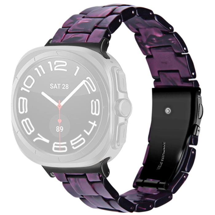 A-One Brand - Galaxy Watch 8/8 Classic (40/44/46mm) Armband Acrylic Resin - Lila