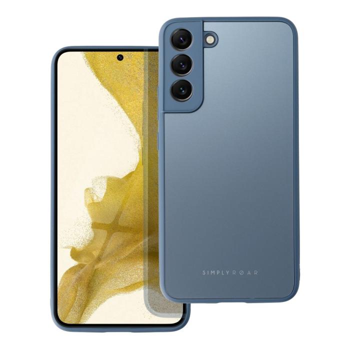 Roar - Roar Matte Glass Skal för Samsung Galaxy S22+ blå
