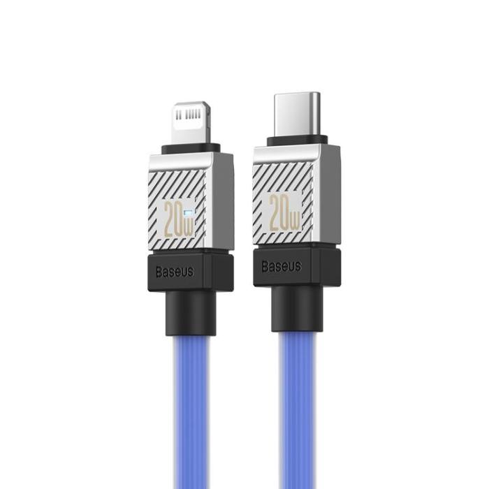 BASEUS - Baseus USB-C till Lightning kabel 20W 2m CoolPlay - Blå