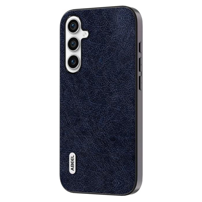 ABEEL - ABEEL Mobilskal till Samsung Galaxy S23 FE PU Läder Retro Blå