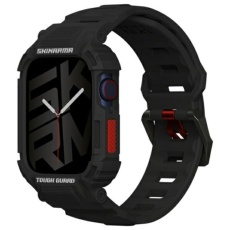 Skinarma - Skinarma 2in1 Apple Watch (44/45mm) Armband + Skal Mecha - Svart