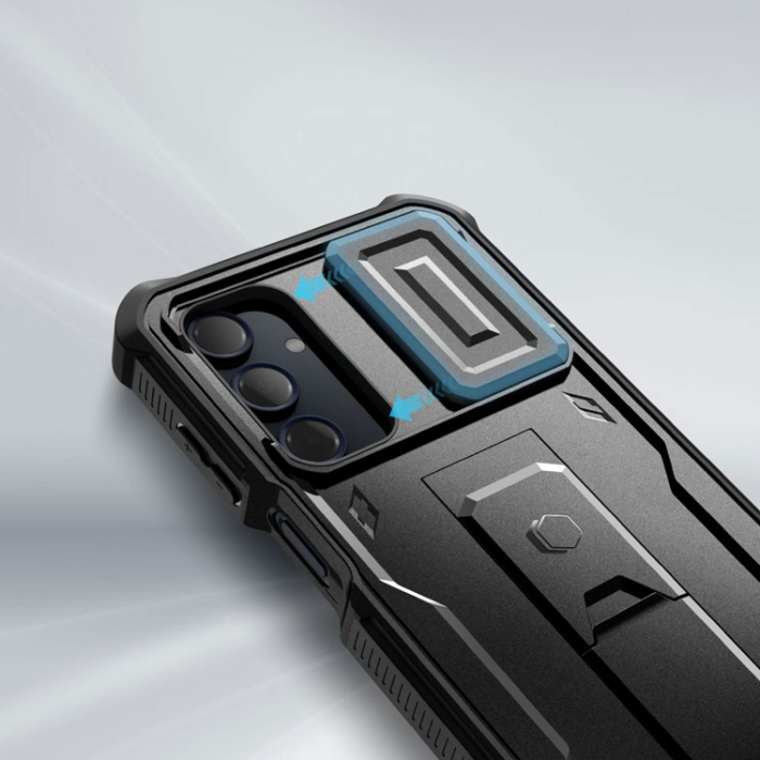 Tech-Protect - Tech-Protect Galaxy A16 4G/5G Mobilskal Kevlar Cam Plus - Svart