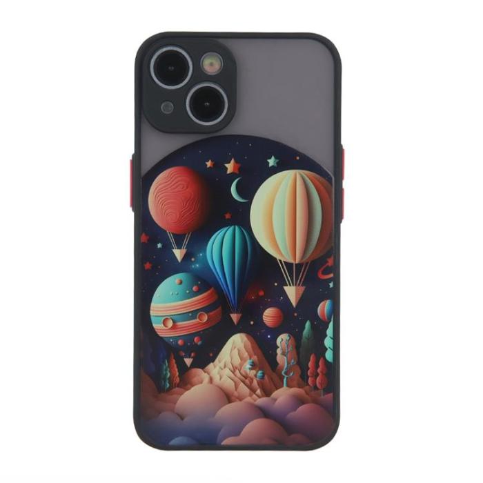 OEM - iPhone 12 Mobilskal Ultra Trendy Travel - Svart