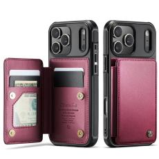 Caseme - CASEME C22 iPhone 17 Pro Fodral med RFID-Skydd R&ouml;d