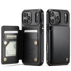 Caseme - CASEME C22 iPhone 17 Pro Fodral med RFID-Skydd - Svart