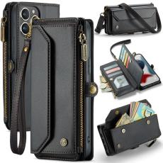 Caseme - CASEME Pl&aring;nboksfodral Konstl&auml;der f&ouml;r iPhone 13 Pro Max - Svart