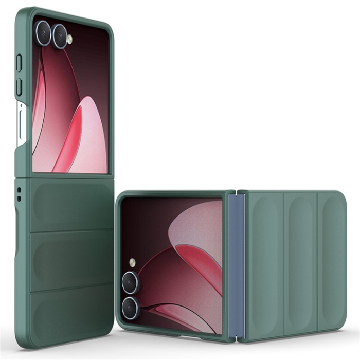 A-One Brand - Galaxy Z Flip 7 Mobilskal Anti-Drop TPU Rugged - Grön