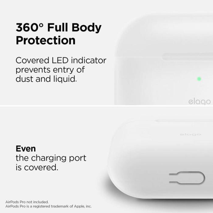 BUFFALO - ELAGO Skyddsväska För Airpod Pro med Hängare - Blå