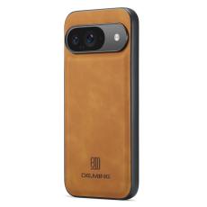 DG.MING - DG.MING Mobilskal till Google Pixel 10 Pro PU L&auml;der Hybrid - Brun