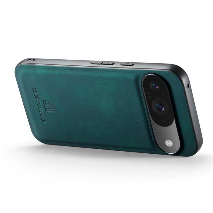 DG.MING - DG.MING Mobilskal till Google Pixel 10 Pro PU Läder Hybrid Grön
