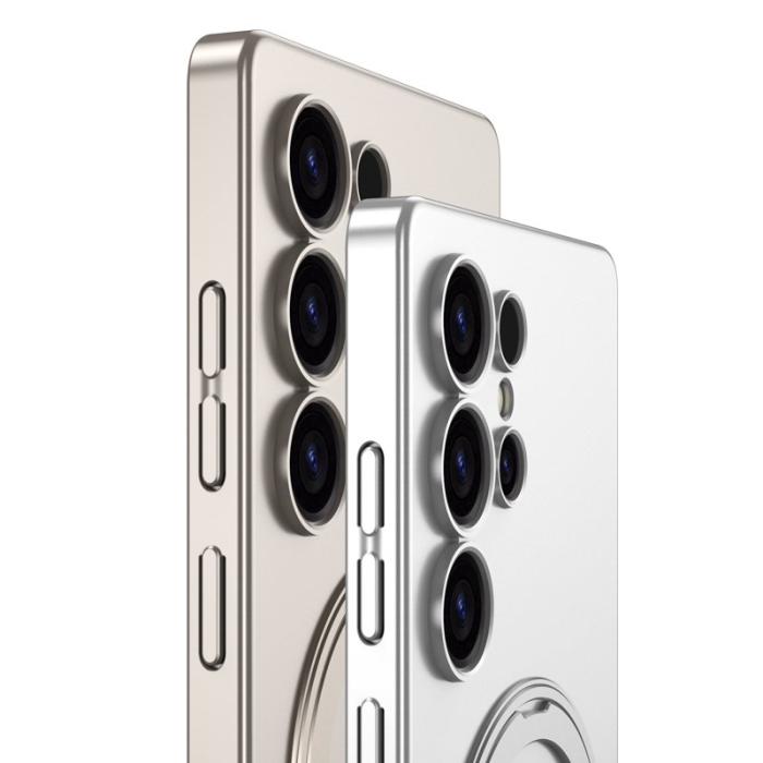 GKK - GKK Samsung Galaxy S25 Ultra Fodral - Hård PC Slim - Silver