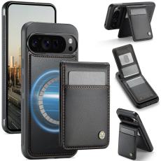 JEEHOOD - JEEHOOD J06 Konstl&auml;der fodral till Google Pixel 9 Pro XL - Svart