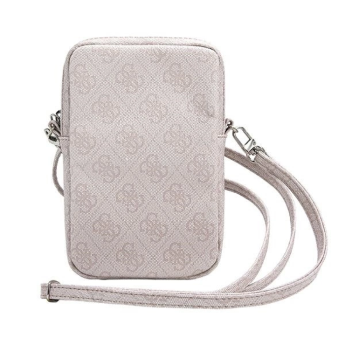 Guess - Guess Mobilväska Zip 4G Triangle - Rosa