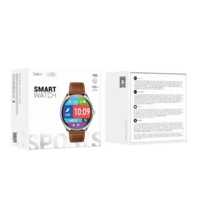 Hoco - HOCO smartwatch with call function AMOLED Y22 silver