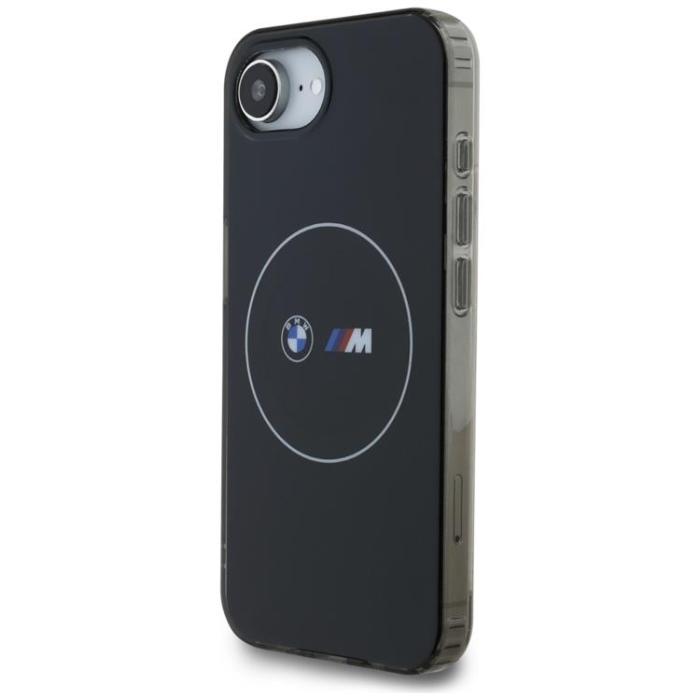 BMW - BMW iPhone 16e Mobilskal MagSafe IML Metal Circle - Svart