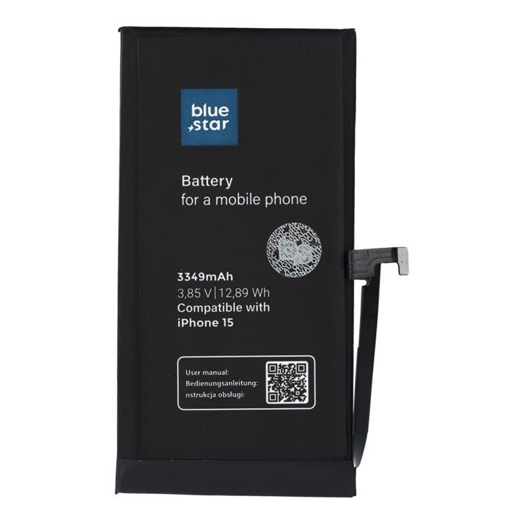 Blue Star iPhone 15 Batteri 3349 mAh HQ | 264 | AlltMobil