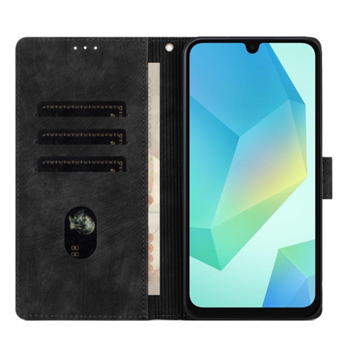 WANLONFENG - WANLONFENG Galaxy A26 Plånboksfodral med 2Pcs Härdat Glas MTL