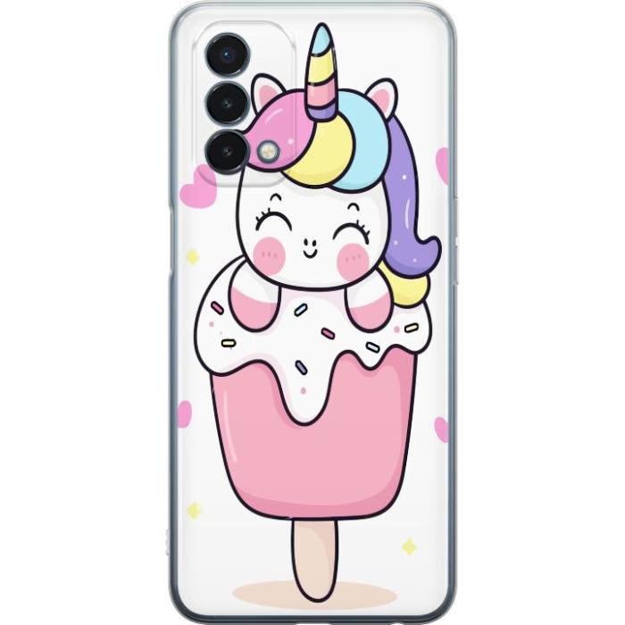 iSecrets - Mobilskal till OnePlus Nord N200 5G med Glad enhörning