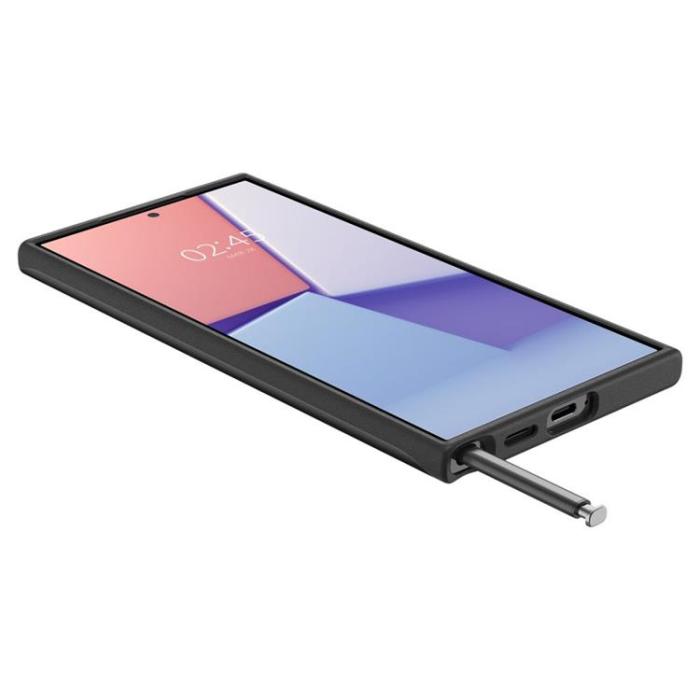 Spigen - Spigen Galaxy S24 Ultra Mobilskal Thin Fit - Svart
